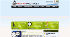 Desktop Screenshot of hguruindustries.com