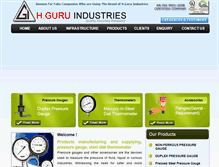 Tablet Screenshot of hguruindustries.com